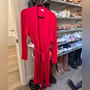 PJ Salvage Cotton Sweater Robe Large